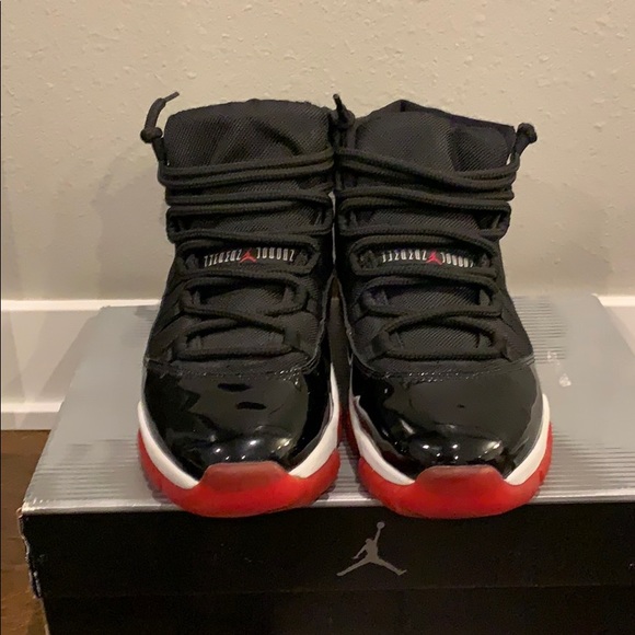 Air Jordan 11 XI Bred 2001 Sz 11.5 - Picture 4 of 9